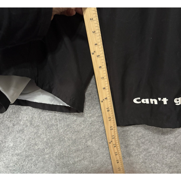 Simpsons Duff Beer Shorts Mens Size XL Black Calhoun Sportswear Drawstring - Picture 7 of 8